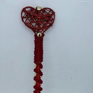 Red Valentines Day Heart Writing Pen Handmade
